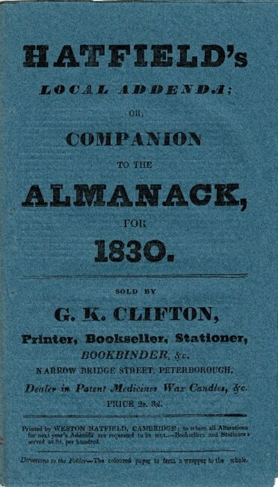 Hatfield’s local addenda; or, companion to the alm