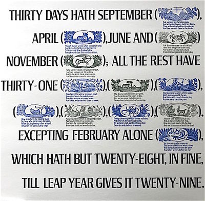 Thirty Days Hath September...