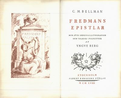 Fredmans epistlar. Med åtta originallitografier…