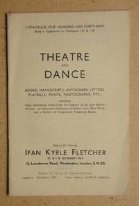 image of Ifan Kyrle Fletcher: Catalogue 139. Theatre and Dance.