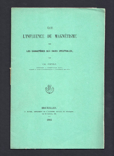 De l'Influence du Magnétisme sur Les Caractéres…