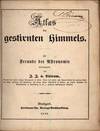 Atlas des gestirnten Himmels