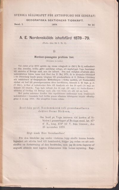 A.E. Nordenskiölds ishafsfärd 1878-79. (forts.…