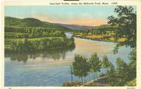 Deerfield Valley, along the Mohawk Trail, Mass, unused linen Postcard