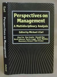 Perspectives On Management - A Multidisciplinary Analysis