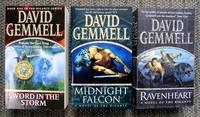 image of THE RIGANTE SERIES. FIRST 3 VOLUMES. 1. SWORD IN THE STORM. 2. MIDNIGHT FALCON. 3. RAVENHEART. 3 BOOKS IN TOTAL.