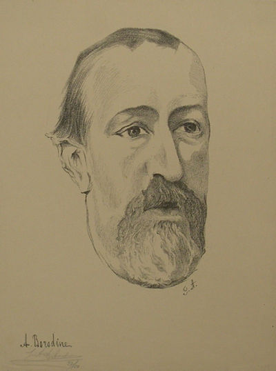 Fine portrait lithograph by G. Artzibaishev (fl. 20th century)