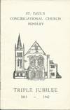 St Paul's Congregational Church Hindley Triple Jubilee 1812 - 1962
