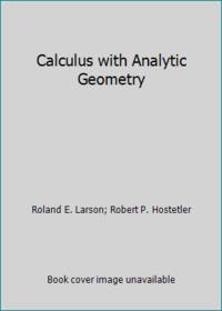 Calculus with Analytic Geometry