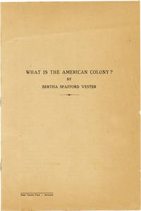 What is the American Colony