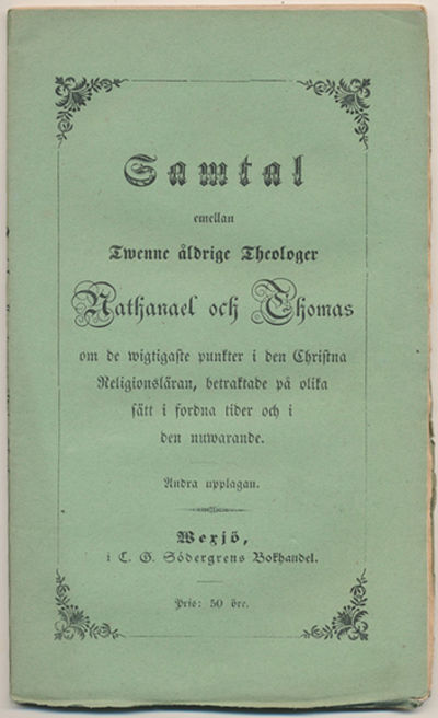 Samtal emellan twenne åldrige theologer Nathanael…