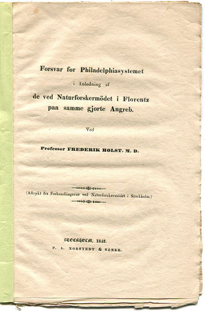 Forsvar for Philadelphiasystemet i anledning af…