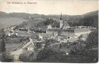 image of Stift Heiligenkreuz (Holy Cross Abbey Courtyard) on 1910 Monochrome Postcard