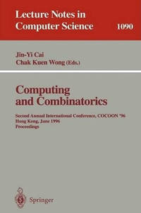 Computing and Combinatorics: Second Annual International Conference, COCOON '96, Hong Kong, June...