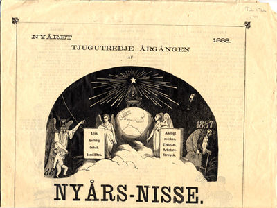 Nyårs-Nisse. Illustrerad muntrationstidning på…