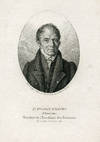 Membre de l'Academie des Sciences. Engraved Portrait by Ambroise Tardieu