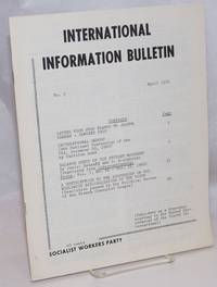 International information bulletin, no. 2, April 1970