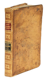 The Law Against Bankrupts, Or, A Treatise Wherein the Statutes.. by Thomas Goodinge
- First edition
- 1694
- from The Lawbook Exchange Ltd (SKU: 71555)