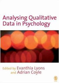 Analysing Qualitative Data in Psychology