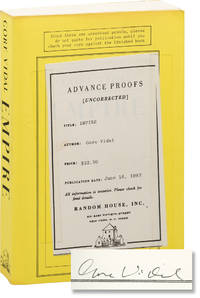 Empire (Uncorrected Proof, signed by the author)