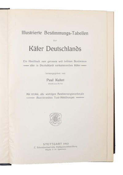Illustrierte Bestimmungs-Tabellen der Käfer…