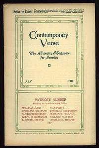 Philadelphia: Charles Wharton Stork, 1918. Softcover. Near Fine. Vol. VI, no. 1. Edited by Charles W...