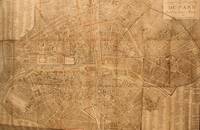 image of Plan Routier de la Ville de Fauxbourgs de Paris divisé en douze Mairies