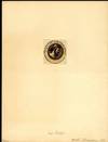 image of SINGLE COLOR PLATE FROM COSMOGRAPHIE UNIVERSALIS 1532, EMPEROR RUDOLF (LBC)