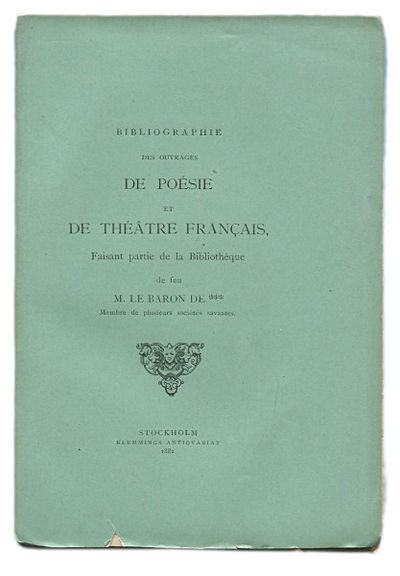 Bibliographie des ouvrages de poésie et de…
