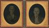 Pair of Ambrotypes of Mary and Moses Penrock, Members of the Kennett Square Underground Railroad Network, by Isaac Rehn, c. 1854