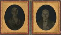 Pair of Ambrotypes of Mary and Moses Penrock, Members of the Kennett Square Underground Railroad Network, by Isaac Rehn, c. 1854