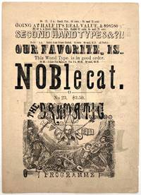 Specimens of Wood Type and Wood Engraved Images for Newspaper Publishers, Jobbing Printing