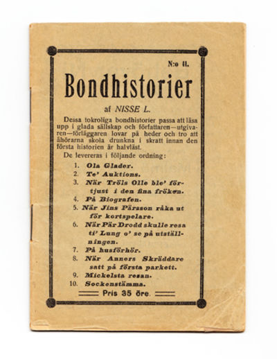 Bondhistorier af Nisse L.