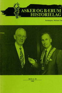 Asker og Bærum Historielag. Skrift nr. 28 1988