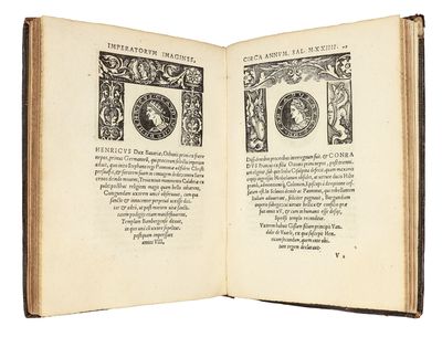 Imperatorum et Caesarum Vitae, cum Imaginibus ad vivam effigiem expressis. Libellus auctus cum elencho & Iconiis Consulum ab Authore. M.D. XXXIIII