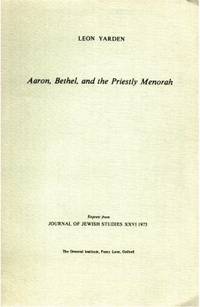Aaron, Bethel, and the Priestly Menorah.