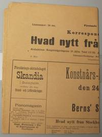 Korrespondesbladet Hvad nytt från Stockholm? 15…