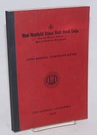 image of Proceedings of the M. W. Prince Hall Grand Lodge; free and accepted masons of the State of California, one hundred and fourteenth annual communication, held at Los Angeles, California, July 21-23, 1969, A.L. 5969