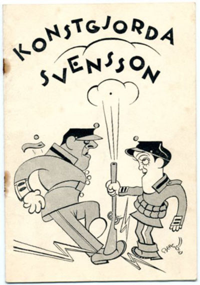 Konstgjorda Svensson. Nya ilustrerade lögner av…