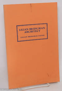 cover of Lilian Bridgman, Architect