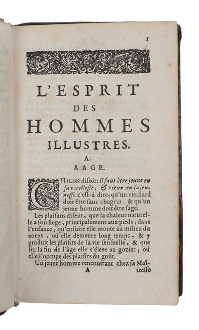 L'esprit des hommes illustres, ou les heures recreatives des honnetes gens. (photo 3)