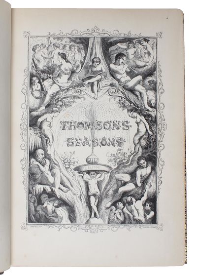 The Seasons. Engraved Illustrations From Designs Drawn On Wood by John Bell.And With a Life of the Author by Patrick Murdoch. Edited by Bolton Corney. (photo 3)