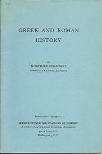 Greek and Roman History: Publication Number 11