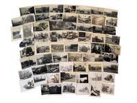 Michigan Tri-State Motor Express Photographic Archive of 122 Photographs of Truck Drivers, Freight Terminals, Big Rigs, and the Transition from Rail to Motor Freight Transportation, 1930s-1950s