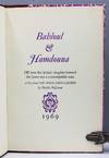 Bahloul & Hamdouna, or how the Sultan's daughter learned the Jester was a contemptible man. A Tale from The Perfumed Garden by Sheikh Nefzawi.