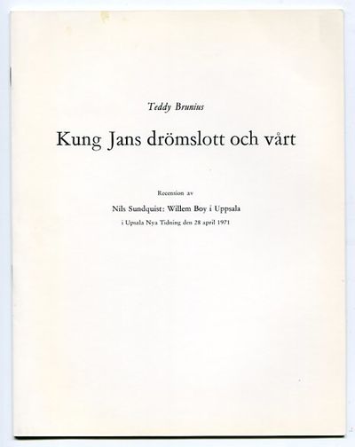 Kung Jans drömslott och vårt. Recension av Nils…