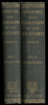The apocrypha and pseudepigrapha of the Old Testament in English. With introductions and critical...
