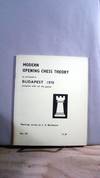 Modern Opening Chess Theory As Surveyed in Budapest 1970 Complete With All the Games No. 107