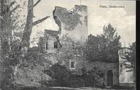 image of Visborg Castle Ruins in Visby, Sweden - 1910s Monochrome Postcard