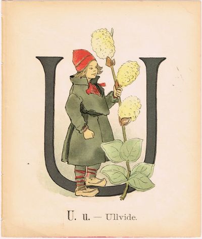 Prinsarnes Blomsteralfabet. U. u. – Ullvide.